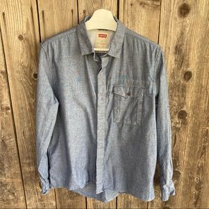 Levi’s Commuter Button down shirt chambray vents